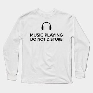 Music Playing Long Sleeve T-Shirt